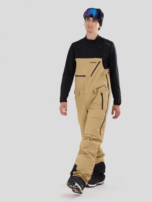 Fundango Benton ECO 3L Bib Pants shell-hose sand 5