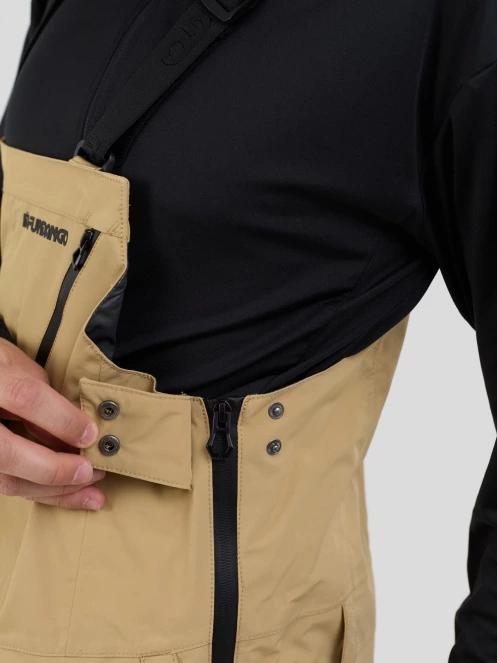 Fundango Benton ECO 3L Bib Pants shell-hose sand 7