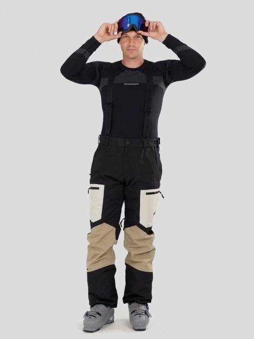 Fundango Nexara ECO 3L Pants herren skihose sand 5