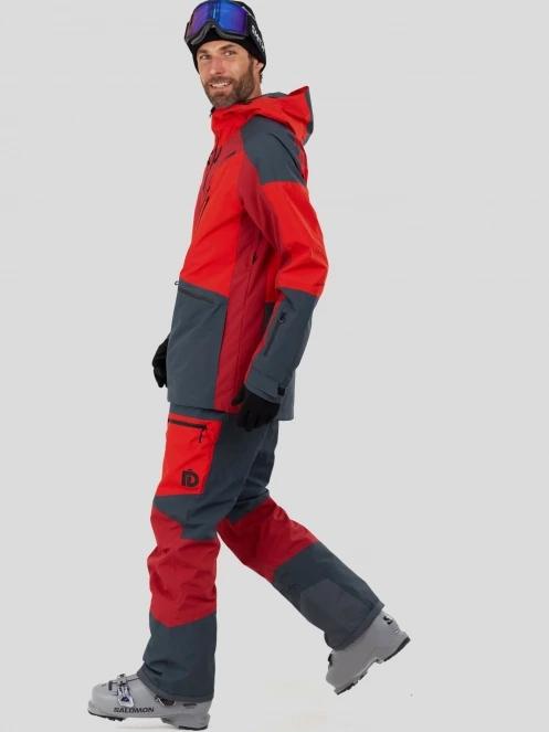 Fundango Nexara ECO 3L Pants herren skihose rot 5