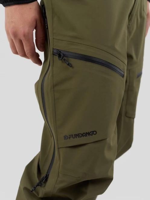 Fundango Artane ECO 3L Shell Pants herren shell-hose grün 6