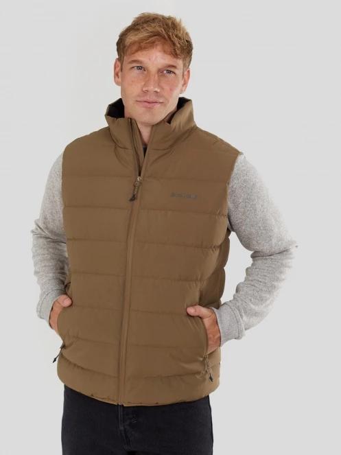 Fundango Vance Padded Vest herren westen braun 2