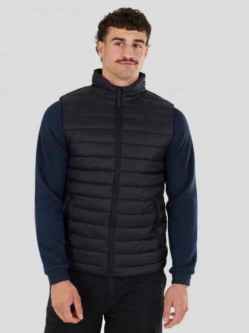 Fundango Flint Padded Vest herren westen Schwarz 5