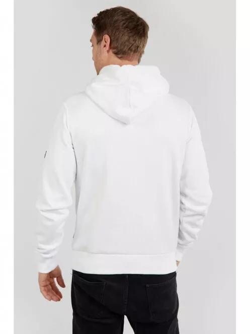 Fundango Hoover Hooded sweatshirt herren kapuzenpullover weiß 3