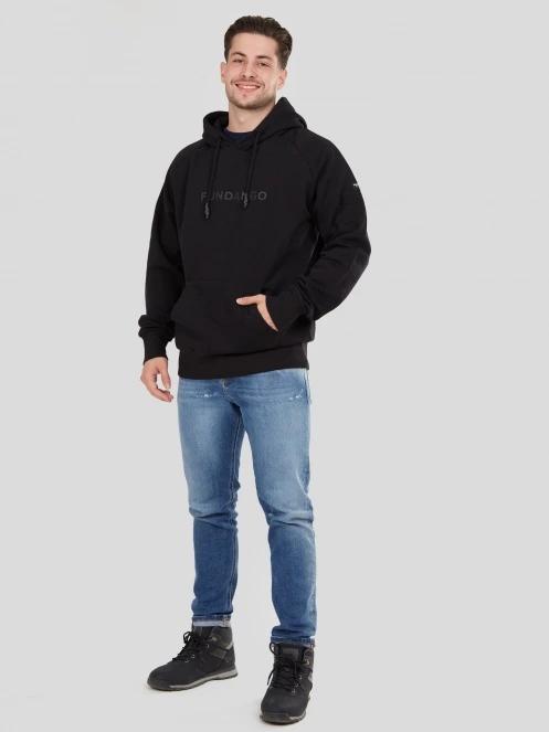 Fundango Talis Hooded Sweatshirt herren pullover Schwarz 4
