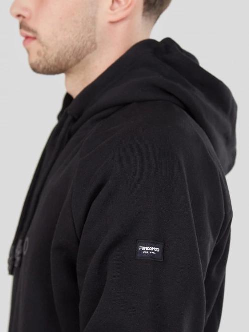 Fundango Talis Hooded Sweatshirt herren pullover Schwarz 7