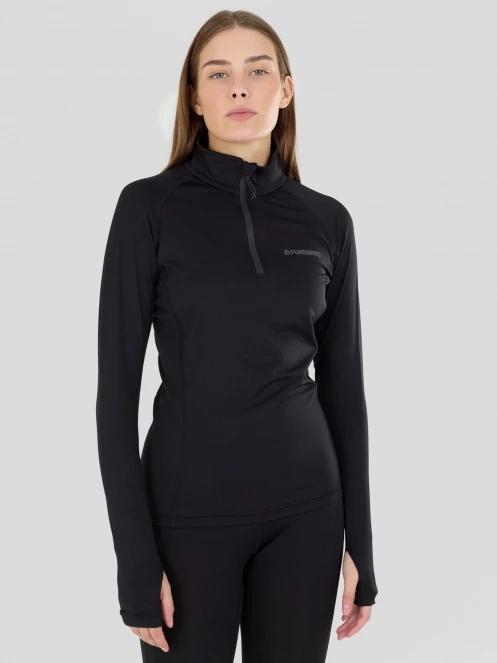 Fundango Yade Thermo III Baselayar Top damen funktionsshirt Schwarz 2