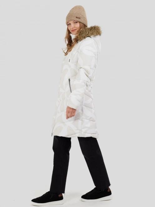 Fundango Puppis Padded Jacket damen wintermantel sand 5