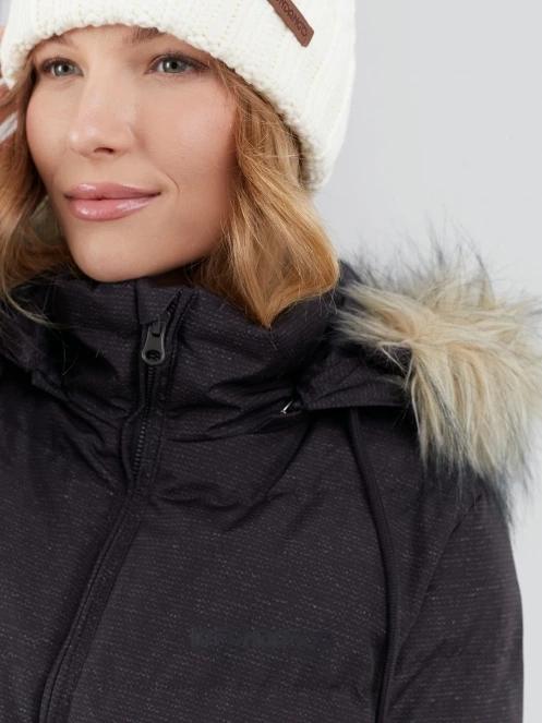 Fundango Puppis Padded Jacket damen wintermantel Schwarz 5