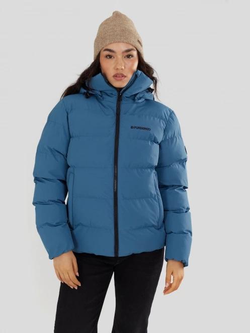 Fundango Amber Padded Jacket damen gesteppt übergangsjacke blau 2