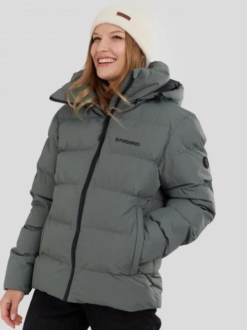 Fundango Amber Padded Jacket damen gesteppt übergangsjacke grün 5
