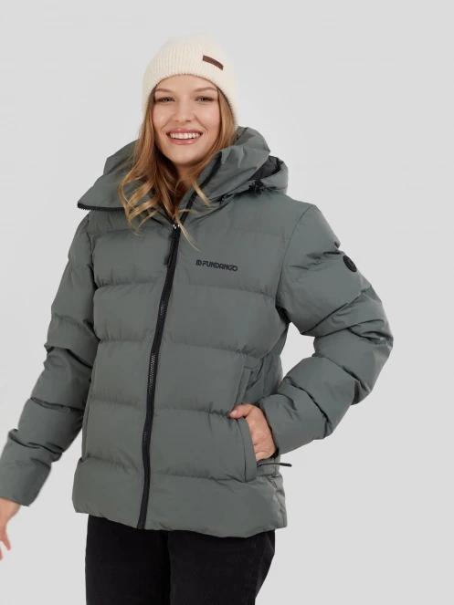 Fundango Amber Padded Jacket damen gesteppt übergangsjacke grün 6