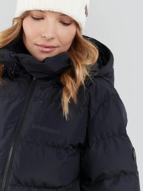 Fundango Amber Padded Jacket damen gesteppt übergangsjacke Schwarz 5
