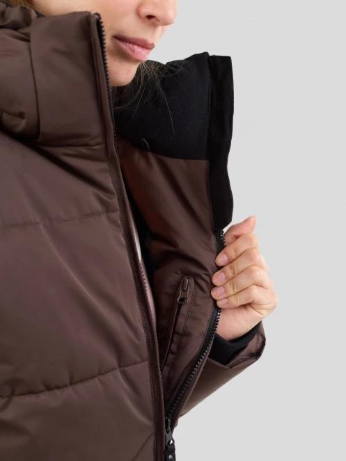 Fundango Meganne Padded Jacket damen wintermantel braun 10