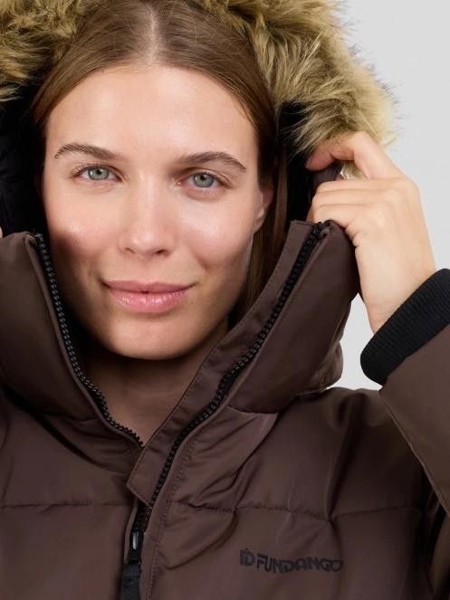 Fundango Meganne Padded Jacket damen wintermantel braun 7