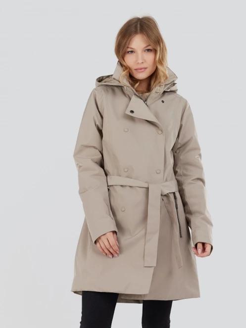 Fundango Charlotte Trenchcoat damen trenchcoat sand 2