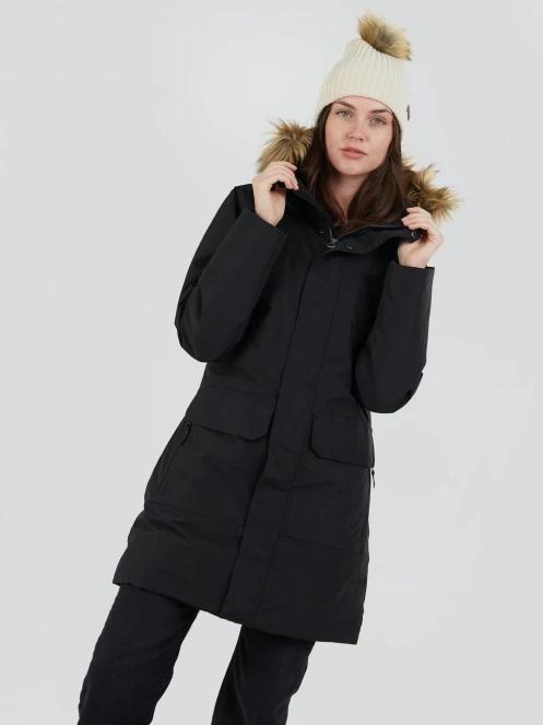 Fundango Georgina Parka Jacket damen wintermantel Schwarz 2