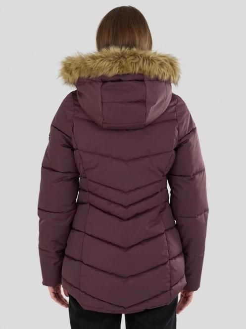 Fundango Prue Padded Jacket damen wintermantel lila 3