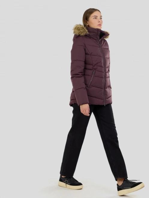 Fundango Prue Padded Jacket damen wintermantel lila 4