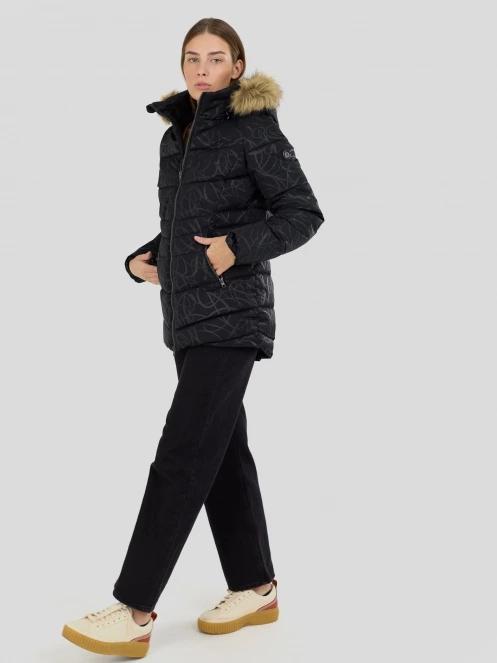 Fundango Prue Padded Jacket damen wintermantel Schwarz 4