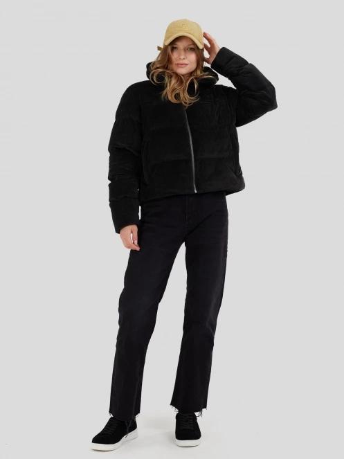 Fundango Lina Padded Jacket damen gesteppt übergangsjacke Schwarz 5