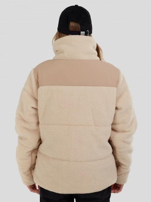 Fundango Nukka Padded Jacket damen gesteppt übergangsjacke sand 3