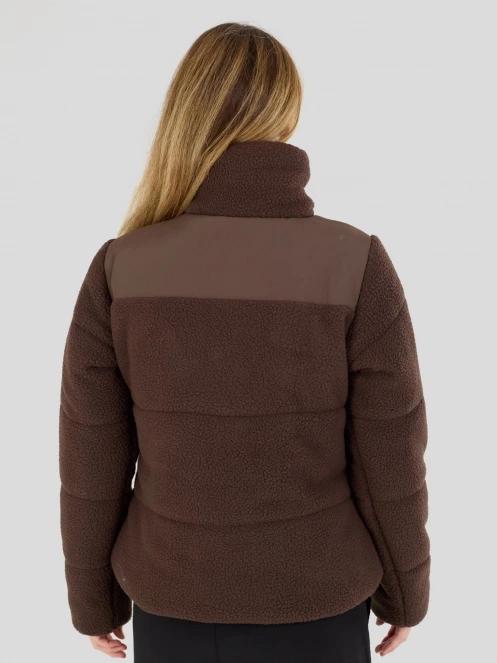 Fundango Nukka Padded Jacket damen gesteppt übergangsjacke braun 3