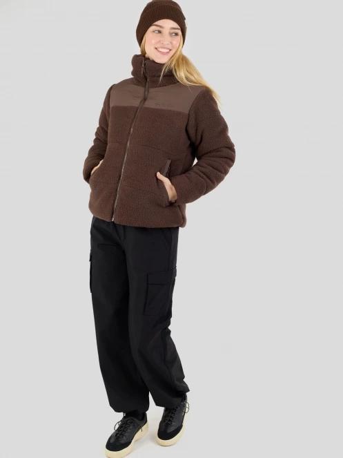 Fundango Nukka Padded Jacket damen gesteppt übergangsjacke braun 5