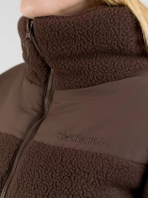 Fundango Nukka Padded Jacket damen gesteppt übergangsjacke braun 7