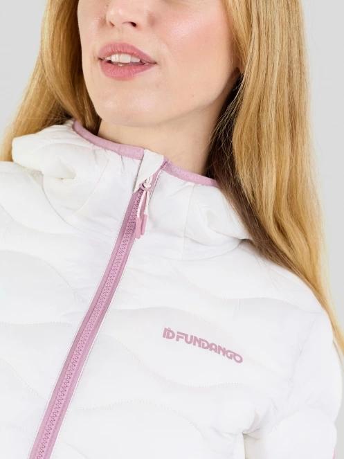 Fundango Vinke Padded Jacket damen gesteppt übergangsjacke weiß 8