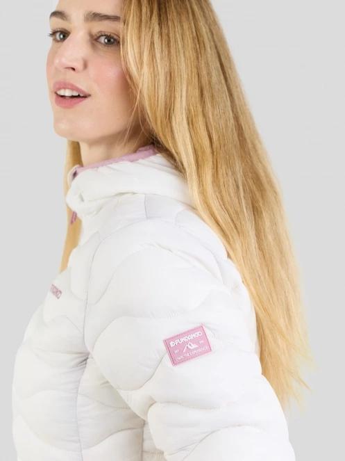Fundango Vinke Padded Jacket damen gesteppt übergangsjacke weiß 9