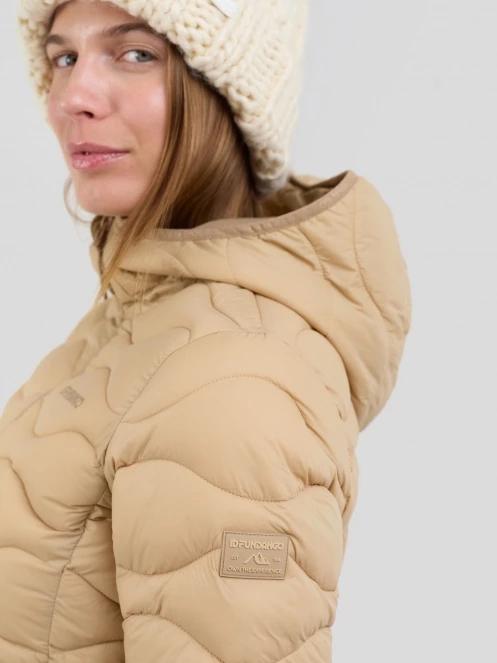 Fundango Vinke Padded Jacket damen gesteppt übergangsjacke gelb 6