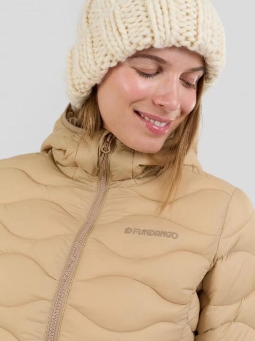 Fundango Vinke Padded Jacket damen gesteppt übergangsjacke gelb 7