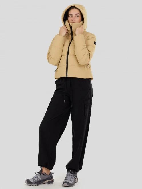 Fundango Amber Cropped Jacket damen gesteppt übergangsjacke gelb 6