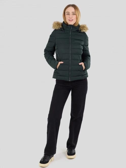 Fundango Urban Lite Jacket damen gesteppt übergangsjacke oliv 4