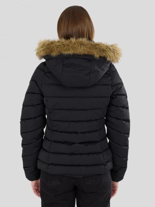 Fundango Urban Lite Jacket damen gesteppt übergangsjacke Schwarz 3