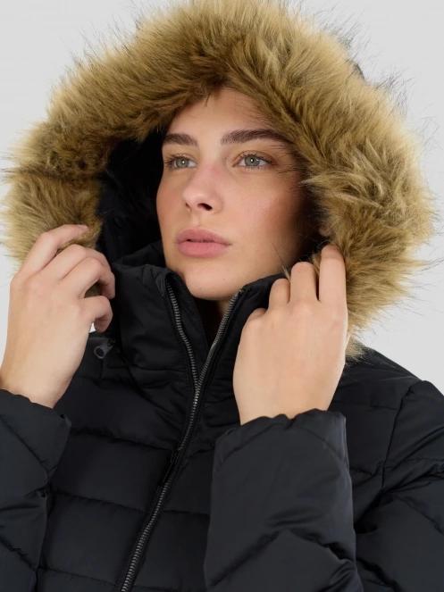 Fundango Urban Lite Jacket damen gesteppt übergangsjacke Schwarz 5