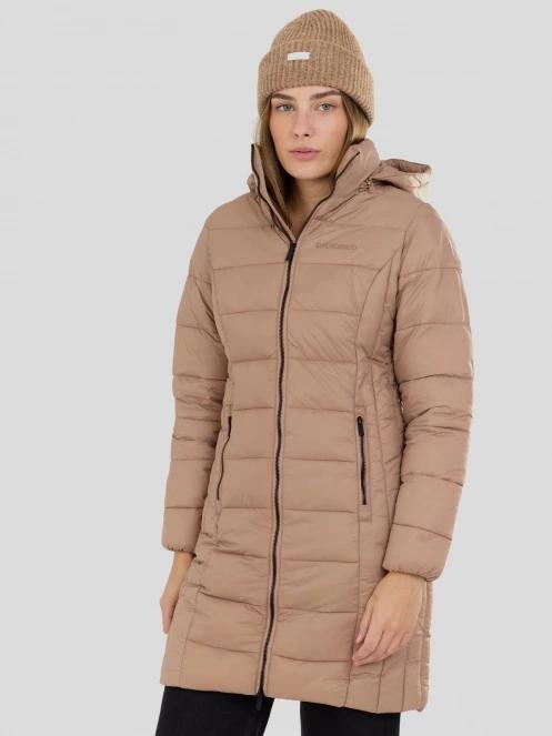 Fundango Lunel Padded Jacket damen gesteppt übergangsjacke braun 2