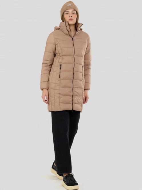 Fundango Lunel Padded Jacket damen gesteppt übergangsjacke braun 4