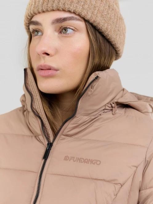 Fundango Lunel Padded Jacket damen gesteppt übergangsjacke braun 6