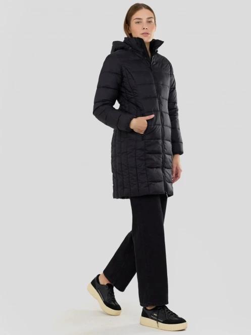 Fundango Lunel Padded Jacket damen gesteppt übergangsjacke Schwarz 4