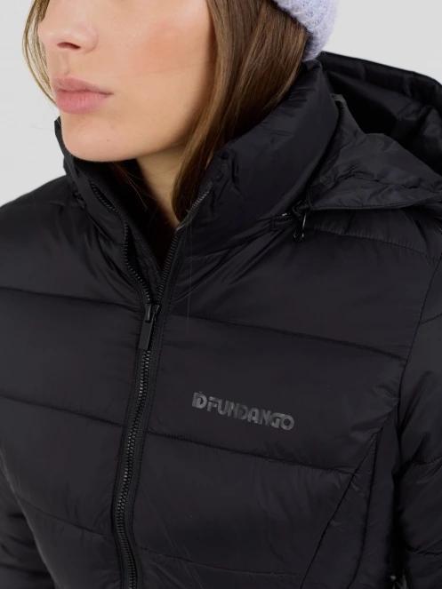 Fundango Lunel Padded Jacket damen gesteppt übergangsjacke Schwarz 7