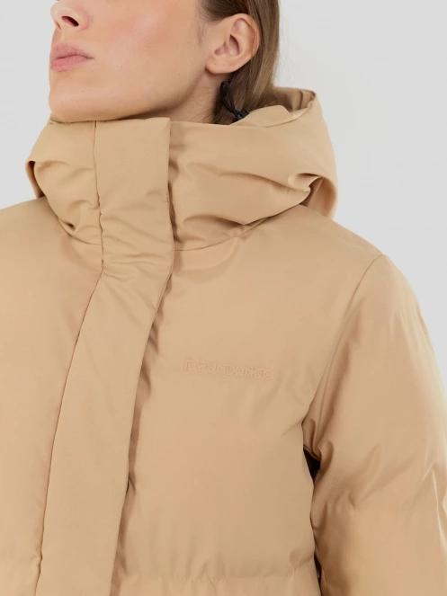 Fundango Cosycoat Long Padded Jacket damen wattierte winterjacke gelb 6