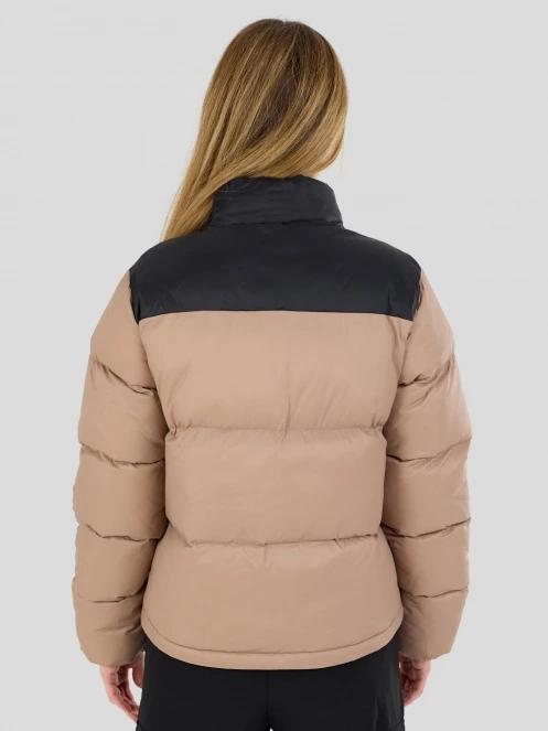 Fundango Nina Padded Jacket damen wattierte winterjacke braun 3