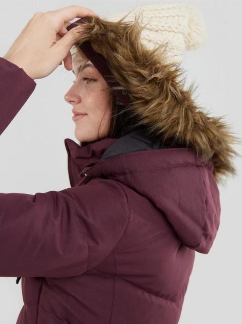 Fundango Puppis Padded Jacket damen wintermantel lila 7