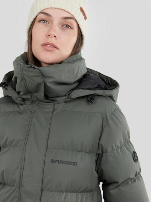 Fundango Sabina Padded Jacket damen wintermantel oliv 6
