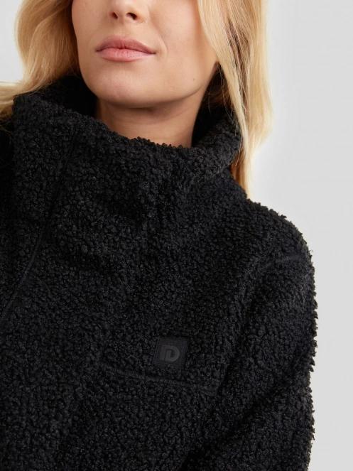 Fundango Elle Fleece Jacket damen mäntel Schwarz 5