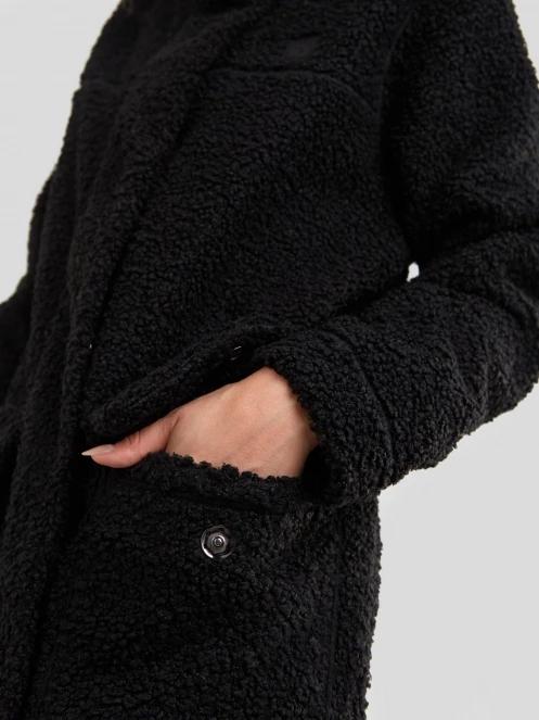 Fundango Elle Fleece Jacket damen mäntel Schwarz 6