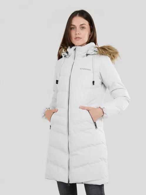 Fundango Puppis Padded Jacket damen wintermantel grau 2
