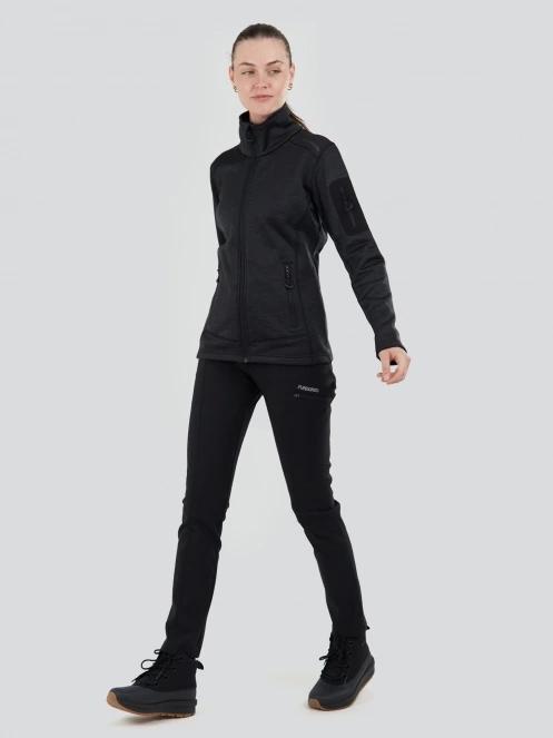 Fundango Antila Fleece Jacket damen fleecepullover Schwarz 4
